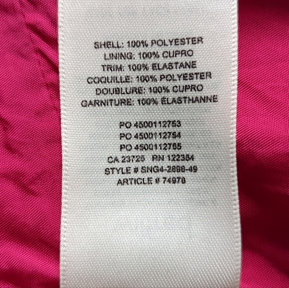 Aritzia Wilfred Rhapsody Blouse Crop Top Size 8 in Electron Fuchsia - Picture 7 of 11